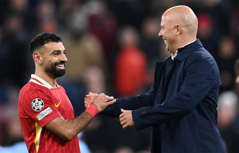 أرني سلوت ومحمد صلاح أرني سلوت ومحمد صلاح
