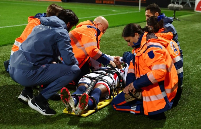 إصابة لاعب باريس سان جيرمان  إصابة لاعب باريس سان جيرمان