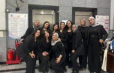 طلاب الفرقة الرابعة بقسم الإذاعة والتلفزيون – شعبة اللغة الإنجليزية، بكلية الإعلام جامعة القاهرة