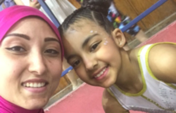 اللاعبة امينة محمود
